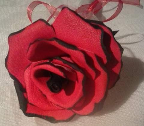 Luxury Leather Rose Airbrushed (C) All Rights Reserved Collector