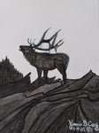 "Bugle Ridge" Print From Original FA8