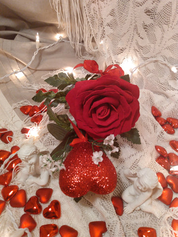 Luxury Leather Rose Deluxe  V- Day