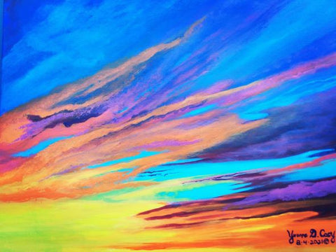 "Summer Sunset" * Print From Original FA19